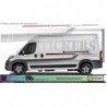 Fiat Ducato Camper Aventure gris rouge kit complet autocollant Fun Stickers