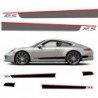 Porsche bandes RS laterales bas de caisse kit complet autocollant Fun Stickers