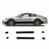 Porsche Bandes bas de caisse unicolor - Kit Complet - voiture Sticker Autocollant Graphic Decals