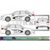Subaru Impreza WRC Rally PIG Cochon kit autocollants Fun Stickers