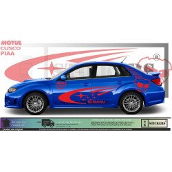 Subaru Impreza WRC Rally PIG Cochon kit autocollants Fun Stickers