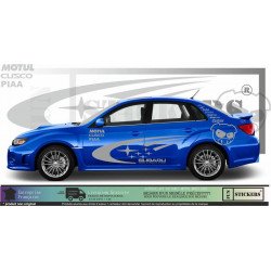 Subaru Impreza WRC Rally PIG Cochon kit autocollants Fun Stickers