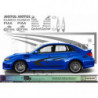 Subaru Impreza WRC rally CORONA sponsoring  autocollants voiture stickers