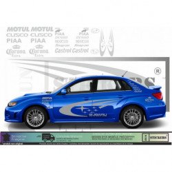 Subaru Impreza WRC Rally Corona kit sponsoring autocollants Fun Stickers