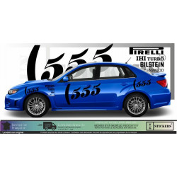 Subaru Impreza WRC rally Collin Mac Rae sponsoring   autocollants voiture stickers