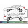Subaru Impreza WRC rally Monstre energy sponsoring autocollants voiture stickers