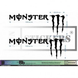 Subaru Impreza WRC Rally Monster Energy sponsoring autocollants stickers Fun Stickers