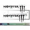 Subaru Impreza WRC Rally Monster Energy sponsoring autocollants stickers Fun Stickers
