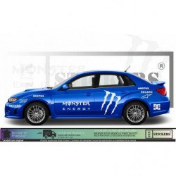 Subaru Impreza WRC Rally Monster Energy Edition sponsoring kit Fun Stickers