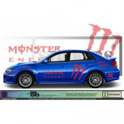 Subaru Impreza WRC Rally Monster Energy Edition sponsoring kit Fun Stickers