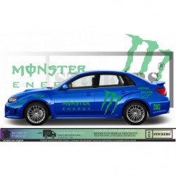Subaru Impreza WRC Rally Monster Energy Edition sponsoring kit Fun Stickers