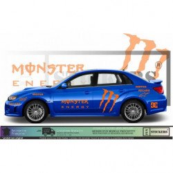 Subaru Impreza WRC Rally Monster Energy Edition sponsoring kit Fun Stickers