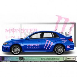 Subaru Impreza WRC Rally Monster Energy Edition sponsoring kit Fun Stickers