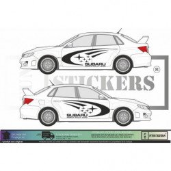Subaru Impreza WRC Rally kit complet autocollants stickers Fun Stickers