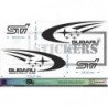 Subaru kit team complet autocollant rallye style WRT Fun Stickers