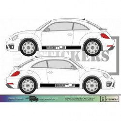VW New Beetle bande laterale kit complet autocollant sticker Fun Stickers