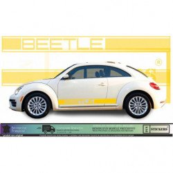 VW New Beetle bande laterale kit complet autocollant sticker Fun Stickers