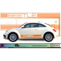VW New Beetle bande laterale kit complet autocollant sticker Fun Stickers