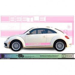 VW New Beetle bande laterale kit complet autocollant sticker Fun Stickers