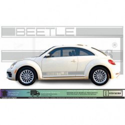 VW New Beetle bande laterale kit complet autocollant sticker Fun Stickers