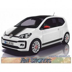 VW Up bandes capot toit hayon laterales kit complet autocollant Fun Stickers