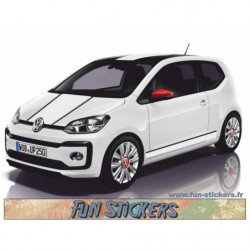 VW Up bandes capot toit hayon laterales kit complet autocollant Fun Stickers