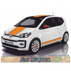 VW Up bandes capot toit hayon laterales kit complet autocollant Fun Stickers