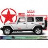 Jeep Willys Wrangler kit Army USMC complet autocollant Fun Stickers