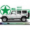 Jeep Willys Wrangler kit Army USMC complet autocollant Fun Stickers