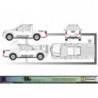 NISSAN NAVARA PRO-4X -  - Kit Complet - voiture Sticker Autocollant Graphic Decals