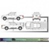NISSAN NAVARA PRO-4X - - Kit Complet - voiture Sticker Autocollant Graphic Decals