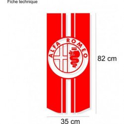 Alfa Romeo Mito 147 bande capot autocollante kit complet Fun Stickers