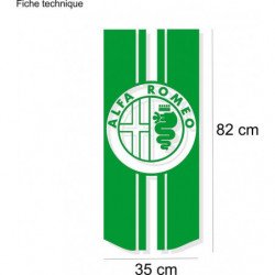 Alfa Romeo Mito 147 bande capot autocollante kit complet Fun Stickers