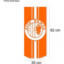 Alfa Romeo Mito 147 bande capot autocollante kit complet Fun Stickers