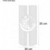 Alfa Romeo Mito 147 bande capot autocollante kit complet Fun Stickers