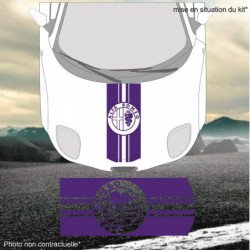Alfa Romeo Mito 147 bande capot autocollante kit complet Fun Stickers