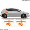 Alfa Romeo bandes laterales kit complet autocollant sticker Fun Stickers