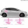 Alfa Romeo bandes laterales kit complet autocollant sticker Fun Stickers