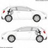 Alfa Romeo logo rond lateral x2 kit autocollant Fun Stickers