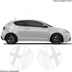 Alfa Romeo logo rond lateral x2 kit autocollant Fun Stickers