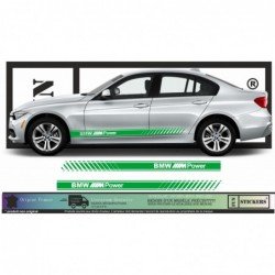 BMW M - Series 1 2 3 4 5 6 7 X1 X2 X3 X4 X5 X6 Caisse Bottom Bands - Tuning Sticker Sticker Graphic Decals