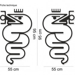 ALFA ROMEO logos Serpent couronne X2 -  - Kit Complet - voiture Sticker Autocollant Graphic Decals