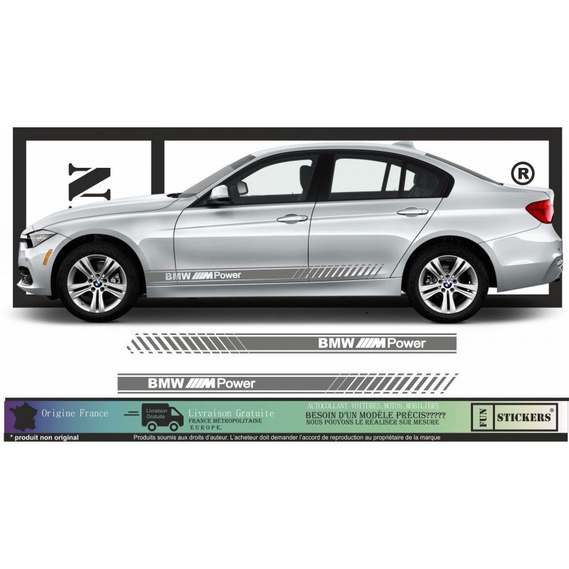 BMW M - Series 1 2 3 4 5 6 7 X1 X2 X3 X4 X5 X6 Caisse Bottom Bands - Tuning Sticker Sticker Graphic Decals