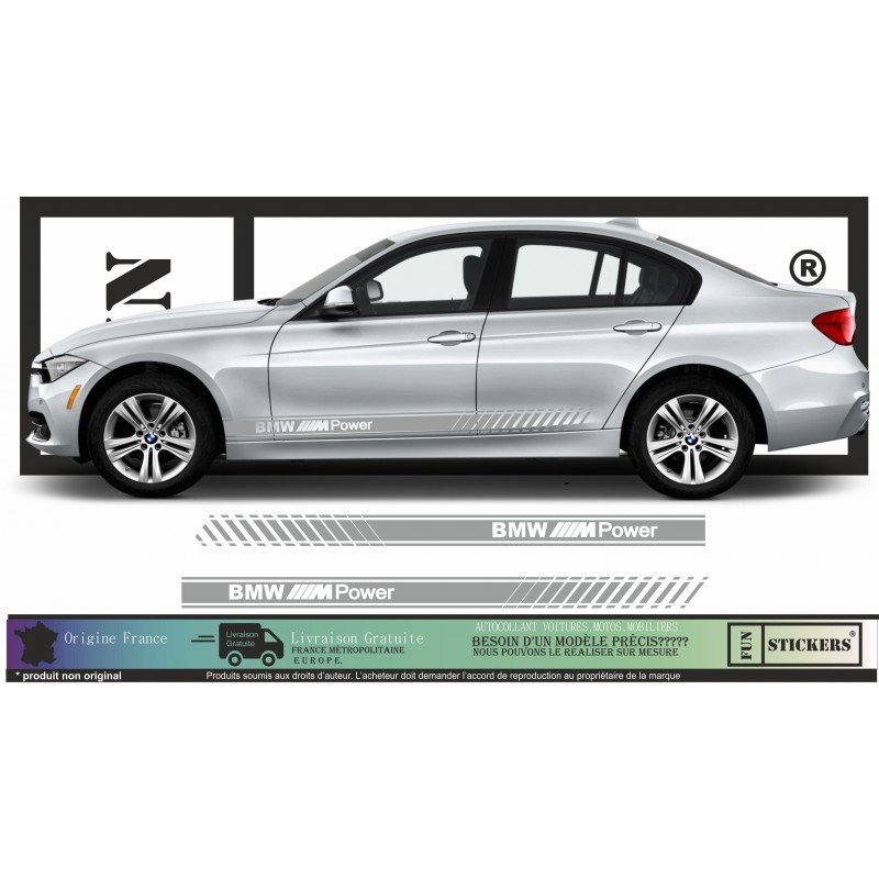 BMW M - Series 1 2 3 4 5 6 7 X1 X2 X3 X4 X5 X6 Caisse Bottom Bands - Tuning Sticker Sticker Graphic Decals