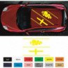 Alfa Romeo kit deco toit Serpent et Croix autocollant Fun Stickers