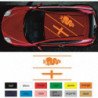 Alfa Romeo kit deco toit Serpent et Croix autocollant Fun Stickers