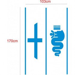 Alfa Romeo kit deco toit Serpent et Croix autocollant Fun Stickers
