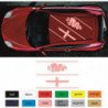 Alfa Romeo kit deco toit Serpent et Croix autocollant Fun Stickers
