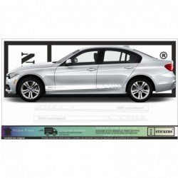 BMW M - Series 1 2 3 4 5 6 7 X1 X2 X3 X4 X5 X6 Caisse Bottom Bands - Tuning Sticker Sticker Graphic Decals
