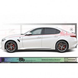 Alfa Romeo bandes laterales integrales kit complet autocollant Fun Stickers